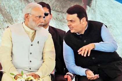PM Narendra Modi With Devendra Fadnavis