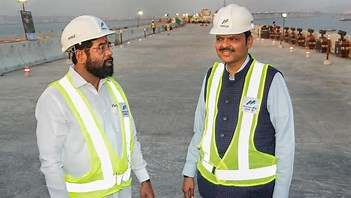 The Mumbai Trans Harbour Link almost completed