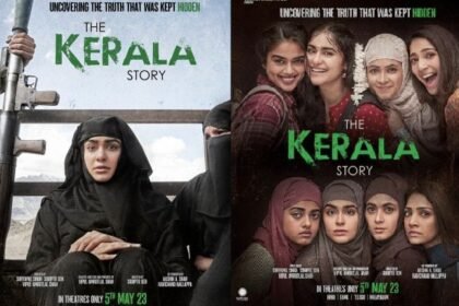 This is the movie poster of the upcoming film The Kerala Story, will be on big screens on 5th May 2023 starring Adah Sharma, Yogita Bihani, Siddhi Idnani and Sonia Balani