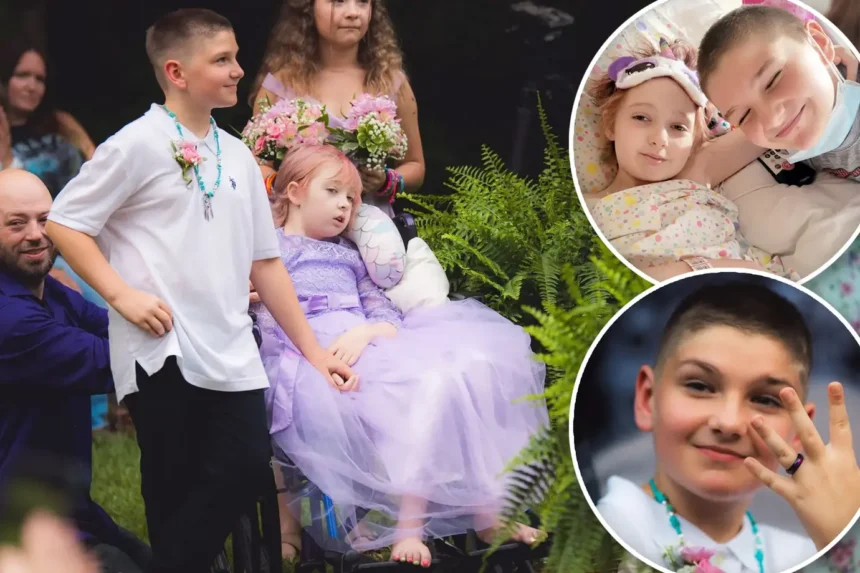 Heartfelt 'Marriage' Ceremony before death from cancer