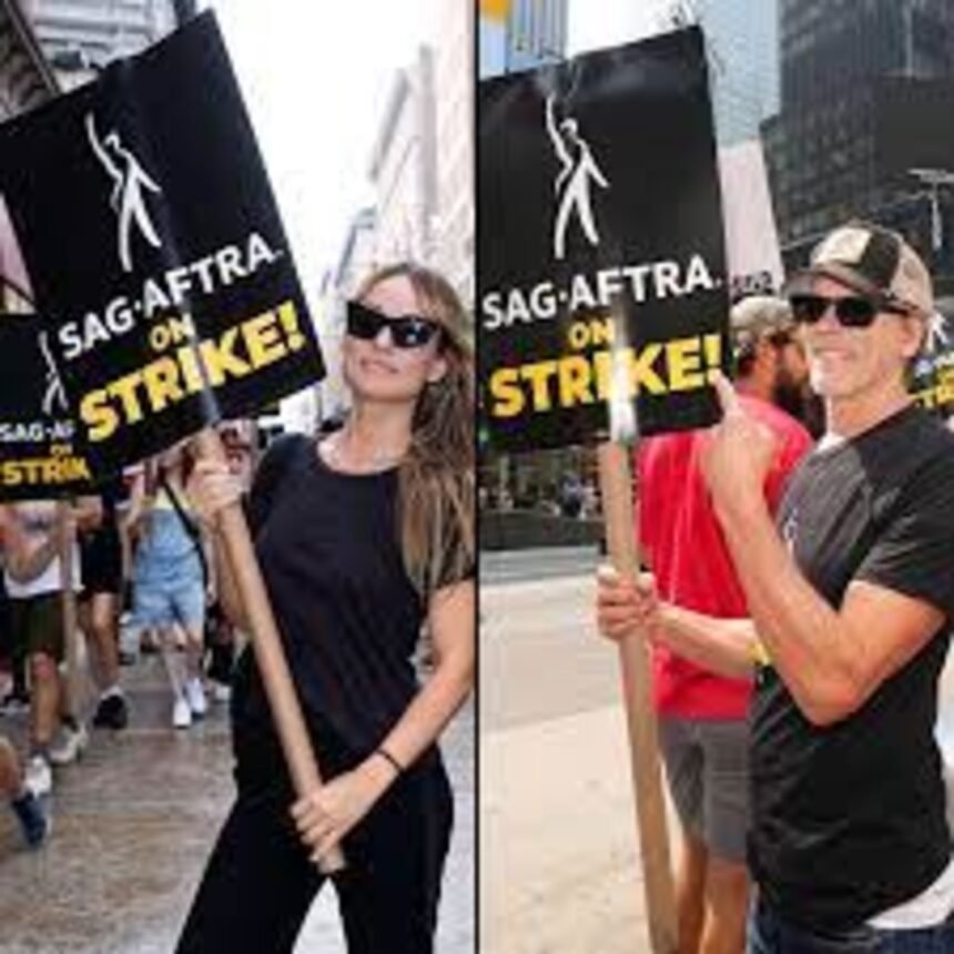 Creative Picket Signs in WGA and SAG-AFTRA Strike for Fair Contracts
