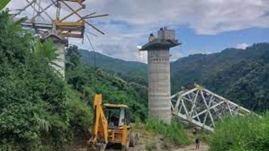 Under-Construction Railway Bridge Collapses in Mizoram, Leaving 17 Dead