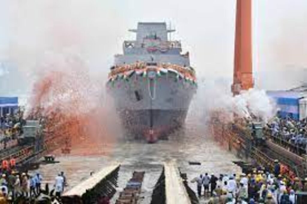 resident Murmu Launches INS Vindhyagiri