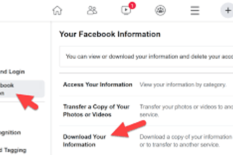 Simple Way to Download Facebook Information
