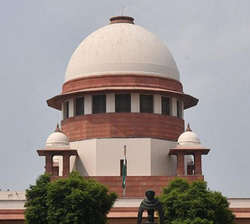The Supreme Court of India building in New Delhi.